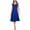 Goddess Blue, variant on MSK Womens Petites Sleeveless Midi Fit & Flare Dress