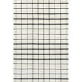 thumbnail image 6 of Rugs USA Rowena Checked Wool Area Rug, 5' x 8', Rowena Ivory, 6 of 7