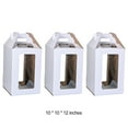 thumbnail image 4 of Destyer 3pieces Reliable Cardboard Box Packaging For All Shipping Requirements Eco-friendly Package Drop Box 3Pcs+10*10*12in, 4 of 6