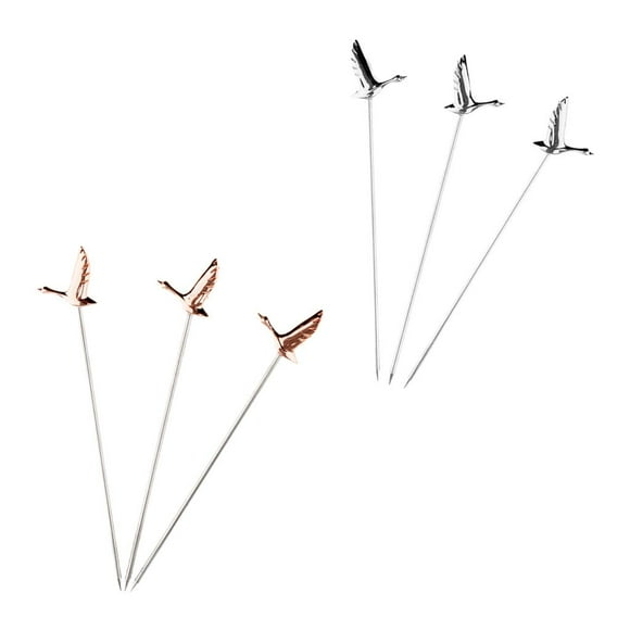 Palillos para Cóctel CUTICAT 6pcs Acero Inoxidable 304