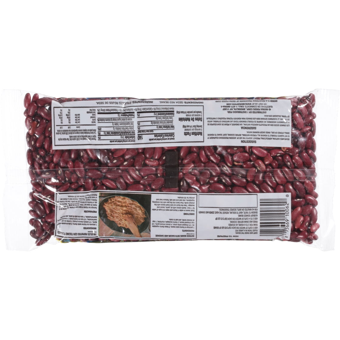 (5 pack) Iberia Central American Seda Red Beans 12 oz