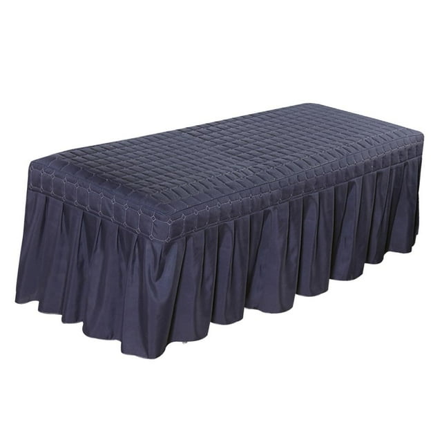 Housse de Drap de Cantonnière Cosmétique pour Massage des Trous Bleu Foncé-180x60cm Tel Que Décrit