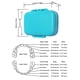 thumbnail image 2 of Caja de recuerdo de dientes de bebé, cajas de Hada de los dientes de PP, soporte de almacenamiento de dientes para niños, organizador, contenedor de pelo Fetal para dientes bonitos para niños, 2 of 9