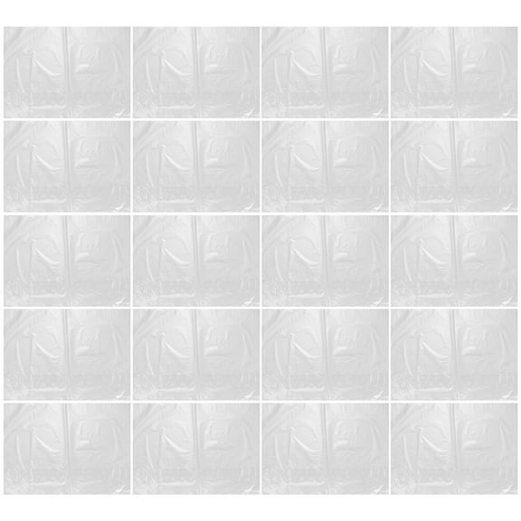 200pcs Clear Heat Shrink Film Wrap PVC Shrink Wraps Bags for DIY Handmade Crafts