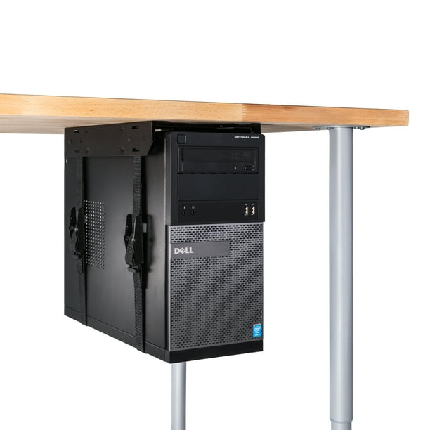 Penn CPU57BN UnderDesk Mount Computer Holder with SlideOut