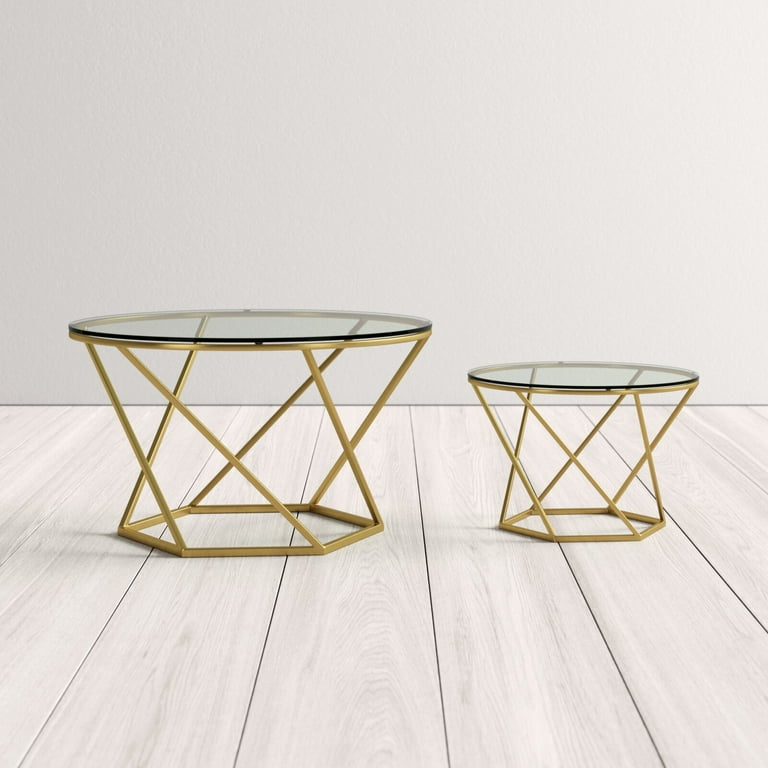 Bergeron 2 piece coffee table set deals
