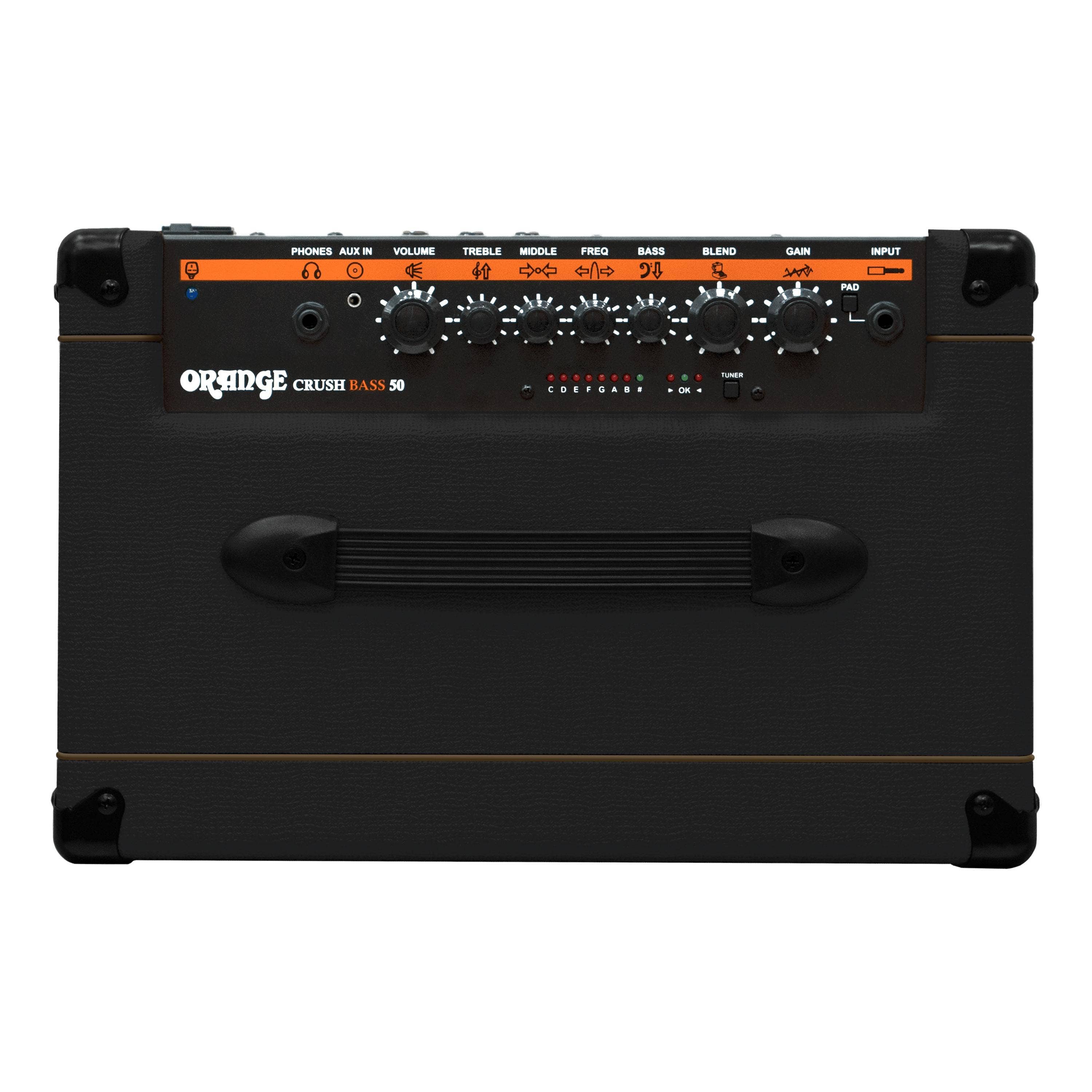 Orange Amplification Crush Bass 50 50-Watt 1x12" Bass Combo Amplifier Black