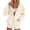 Beige, variant on Ynynloco Women's Fall Zip Up Hoodies Sweatshirts with Pockets Long Sleeve Loose Fit Sweatshirt Trendy Y2K Track Jackets Spring Winter Clothing