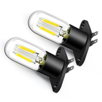 Ruiandsion Microwave Oven LED Bulb, Side Plug, 3W 300LM Cool White,110-130V, Replacement,Z187,2-Pack