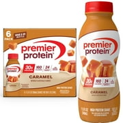 Premier Protein Shake, Caramel, 30g Protein, 11.5 Fl Oz, 6 Ct