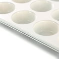 thumbnail image 5 of Martha Stewart Everyday Color Bake 12 Cup Nonstick Steel Muffin Pan in Linen, 5 of 6