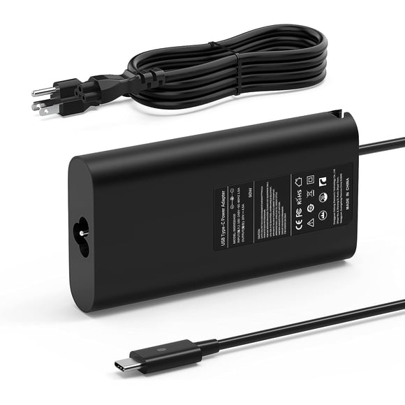 USB C Charger 90W Laptop Charger Replacement for Dell XPS 13 XPS 15 2 in1 9575 ;Precision 5530 2 in 1 9500 17 9700