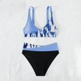 thumbnail image 4 of Gibobby Trajes de Baño para Mujer Traje de baño de dos piezas de talle para mujer(A,G), 4 of 5