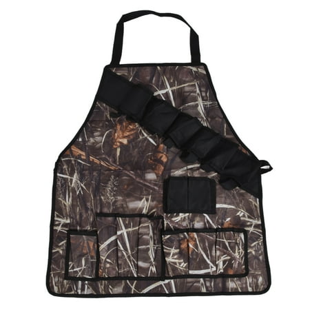 

BBQ Apron Oxford Cloth Lightweight Kitchen Chef Grilling Apron for BBQ Grilling Cooking Reed Color