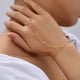 thumbnail image 1 of Creative Butterfly Link Chain Bracelet Connected Finger Ring Bangle Bracelets for Women Linked Hand Harness Couple Jewelry Gifts, 1 of 5