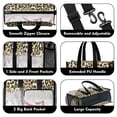 thumbnail image 3 of Teacher Tote Bag,Leopard Print and Baseballs Pattern Teacher Utility Tote Bag,Large Work Tote Bags for Women with Multiple Pockets,Top Zipper Closure,13.8x10.6x6.7 Inch, 3 of 5