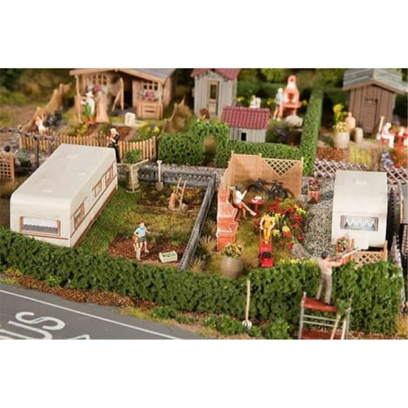 faller 180495 allotments with caravan 2/scenery and accessories