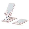 thumbnail image 1 of Soporte Para Teléfono Bastidores de teléfono de escritorio de aleación de aluminio Soportes de tableta de elevación plegables Herramientas (Oro rosa), 1 of 7