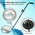 thumbnail image 3 of Under Vehicle Inspection Security Mirror, Undercarriage Inspection Mirror Waterproof 2X Magnification Aluminum Structure with Telescoping Handle for Truck, 3 of 8