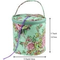 thumbnail image 2 of Mini Yarn Bag Yarns Drum Small Knitting Bag Yarn Storage Bag for Store Crochet Hooks Unfinished Project and Skein of Yarn, 2 of 8