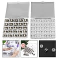 thumbnail image 2 of BUYISI Sewing Machine Spool Storage Box Universal Bobbin Holder Clear Or Metal 25 Pack Transparent Bobbin, 2 of 4