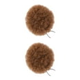 thumbnail image 1 of VONKY Convenient Synthetic Afro Ponytail Clip Lightweight And Comfortable To Wear Brown 2Set, 1 of 6