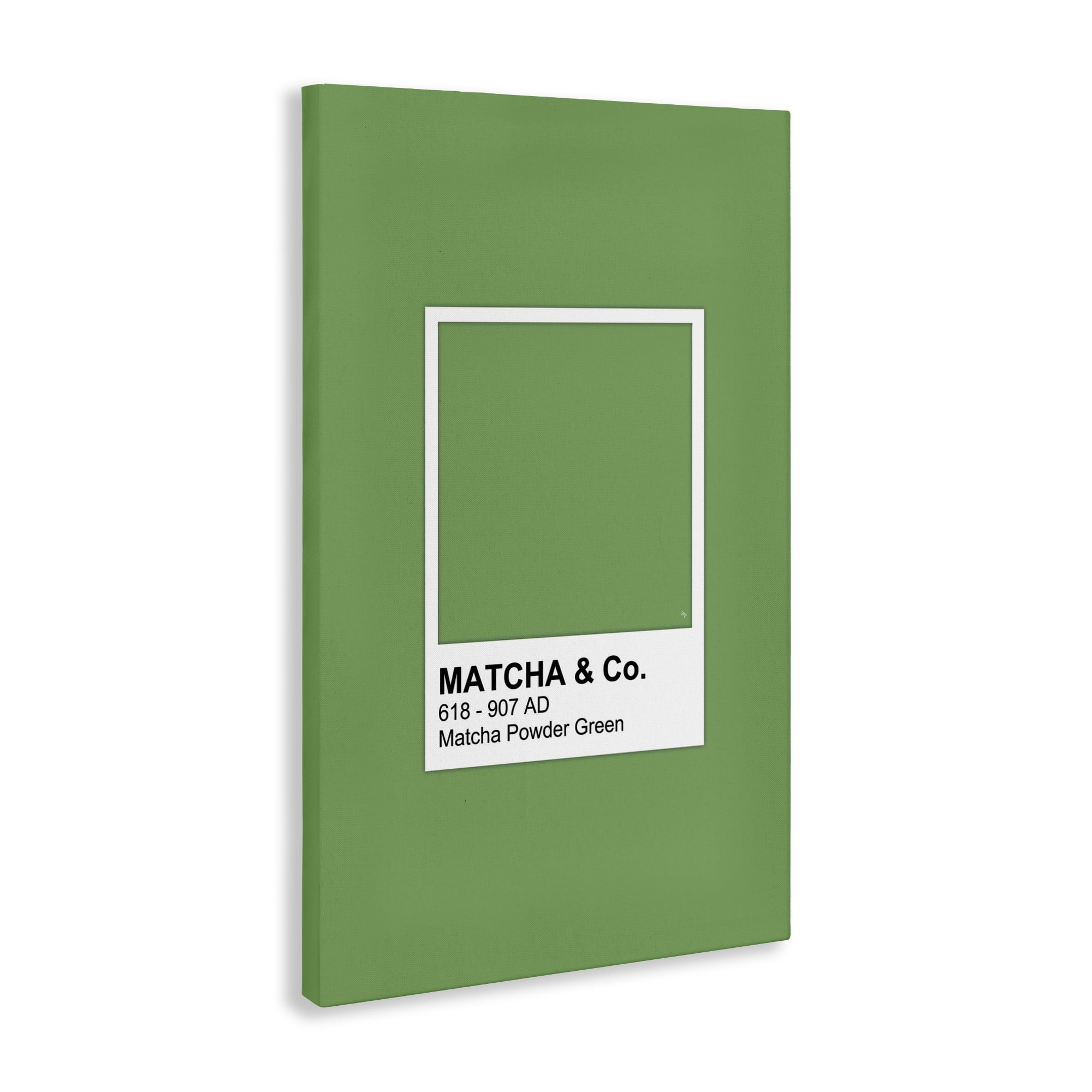 Stupell Industries Matcha Powder Green Shade Canvas Wall Art, design by Martina Pavlova