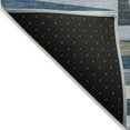 thumbnail image 3 of Addison Rugs Chantille Indoor/Outdoor Transitional Squares Denim Washable Rectangle Rug, 1'8" x 2'6", 3 of 6
