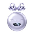 thumbnail image 1 of Methold Auriculares con clip para la oreja de larga duración de batería Cómodos de usar Sonido HD Batería extremadamente larga de duración Cables de audio/vídeo Púrpura, 1 of 3