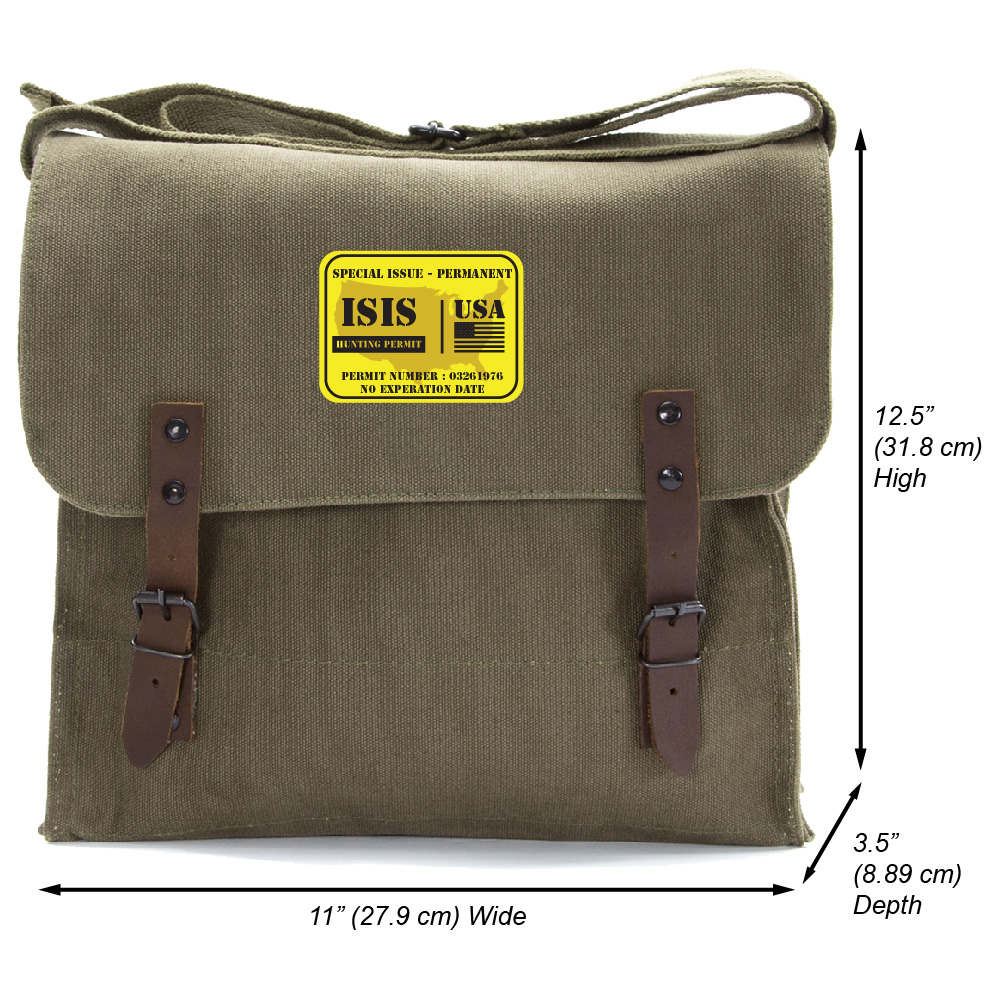 Army Force Gear ISIS Hunting Permit Heavyweight Canvas Medic Shoulder