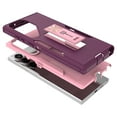 thumbnail image 3 of CoverON For Samsung Galaxy S23 Ultra Case, Military Grade Heavy Duty Full Body Phone Kickstand Cover, Violet Purple, 3 of 9