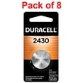 thumbnail image 2 of Duracell DL2430 Coin Cell Lithium 3V Battery with Long-Lasting Power - For Video & Photo-Cameras, Medical Devices, Handheld Games & Calculators & Other Small Electronic Equipment - Pack of 8, 2 of 8