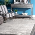 thumbnail image 1 of nuLOOM Artemisia Modern Tribal Area Rug, 4' 1" x 6', Grey, 1 of 5