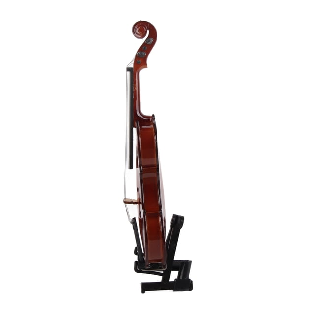 Miniature Violin With Case Daily Decoration Wooden Mini Violin Model Display Musical Ornament Craft Decor Birthday Gift Miniature Violin
