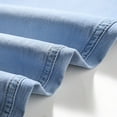 thumbnail image 4 of PUYAHG Casual Jeans Men Mens Slim Fit Denim Pants Long High Waist Straight Leg Skinny Stretch Relaxed Fit Trousers Light Blue,30, 4 of 8