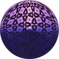 thumbnail image 1 of Ahgly Company Machine Washable Indoor Round Transitional Dark Orchid Purple Area Rugs, 6' Round, 1 of 7