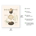 thumbnail image 2 of Seeds of Date Palm Tree (Phoenix dactylifera) - Vintage Botanical Illustration by Carl Friedrich Philipp von Martius c.1820s - Fine Art Matte Paper Print (Unframed) 16x20in, 2 of 4