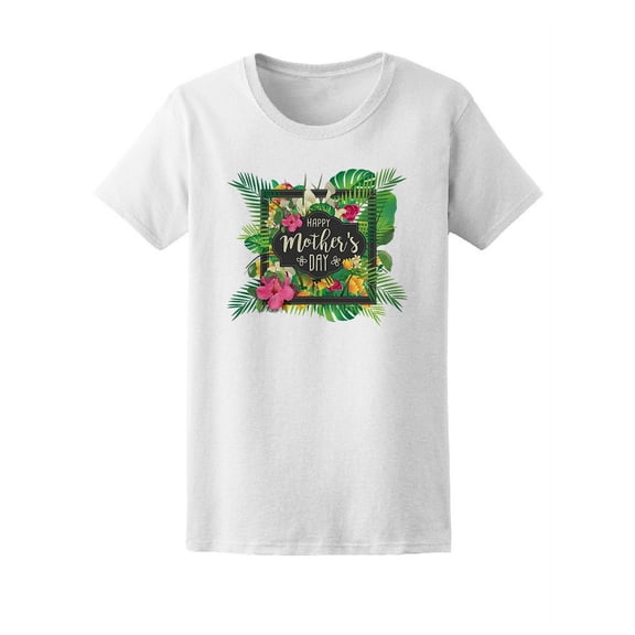 Floral Mothers Day T-Shirt Women -Image by Shutterstock, Female XX-Large