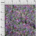 thumbnail image 2 of oneOone Georgette Viscose Green Fabric Asian Ditsy Flower Quilting Supplies Print Sewing Fabric By The Yard 42 Inch Wide, 2 of 4