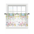 thumbnail image 6 of Pink Spring Floral Easter Sheer Curtains for Living Room Bedroom Elegant Tulip Flowers Sheer Curtains 54 Inch Long 2 Panels Set Light Filtering Curtain Window Treatments Drapes for Dining Room, 6 of 6