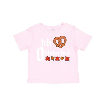 

Inktastic Ich Liebe - I Love Oktoberfest Pretzel Heart Gift Toddler Boy or Toddler Girl T-Shirt