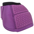 thumbnail image 3 of Classic Equine No Turn Flexion Bell Boots: Impact & Wear Resistant - Horse Leg Protection Violet Purple / Large, 3 of 3