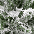 thumbnail image 4 of Árbol de Navidad La Merced Verde Con Ramas Nevadas ajustables Plástico Resistente 210 cm, 4 of 4