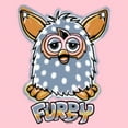 thumbnail image 2 of Girl's Furby Retro Airbrush Graphic T-Shirt, 2 of 4