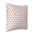 thumbnail image 2 of ZICANCN Rose Heart Pink Decorative Throw Pillow Covers, Bed Couch Sofa Decorative Knit Pillow Covers for Living Room Farmhouse, 24"x24", 2 of 8