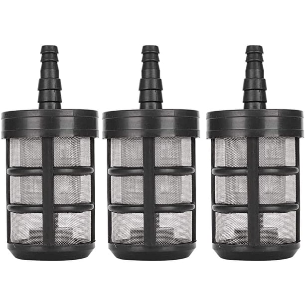 Filtro de tubería de succión de colador de 3 piezas DBAILY Filtro de bomba de succión de agua Filtro de agua de cifrado de doble capa para rociadores de tubería de admisión Bombas de aceite Equipo in TUNC Sencillez