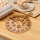 thumbnail image 5 of Wooden Egg Tray | Divided 24-Egg Fixing Frame | Arabic Wood Construction | Durable Multipurpose Board | Cheese & Cold Cut Serving | Easy-Clean Entertainment Solution | Cutting Board Alternate | 1, 5 of 7