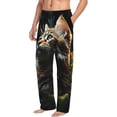 thumbnail image 6 of Hirioo Realistic Style Cute Cat for Men's PJ Pajama Pants Sleep Pants Men's Home Trousers with Pockets,S-3XL-X-Large, 6 of 6