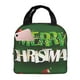 thumbnail image 1 of Easygdp Merry Christmas Bolsa Térmica Premium - Tela Oxford Impermeable, Gran Capacidad, Bolsillo Frontal, Unisex para Trabajo, Escuela, Actividades al Aire Libre y Picnics, 1 of 8