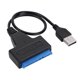 thumbnail image 1 of Cable convertidor USB 2.0 a SATA Plug and Play 22 pines para HDD SSD 2,5 pulgadas FLhrweasw, 1 of 9